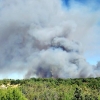 Imágenes del incendio forestal en Villanueva de la Vera (CC)