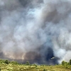 Imágenes del incendio forestal en Villanueva de la Vera (CC)