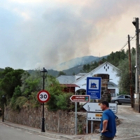 El incendio en Las Hurdes continúa en nivel 2 de peligrosidad