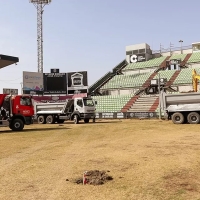 El cambio del césped del estadio Romano tendrá una calle cortada casi un mes