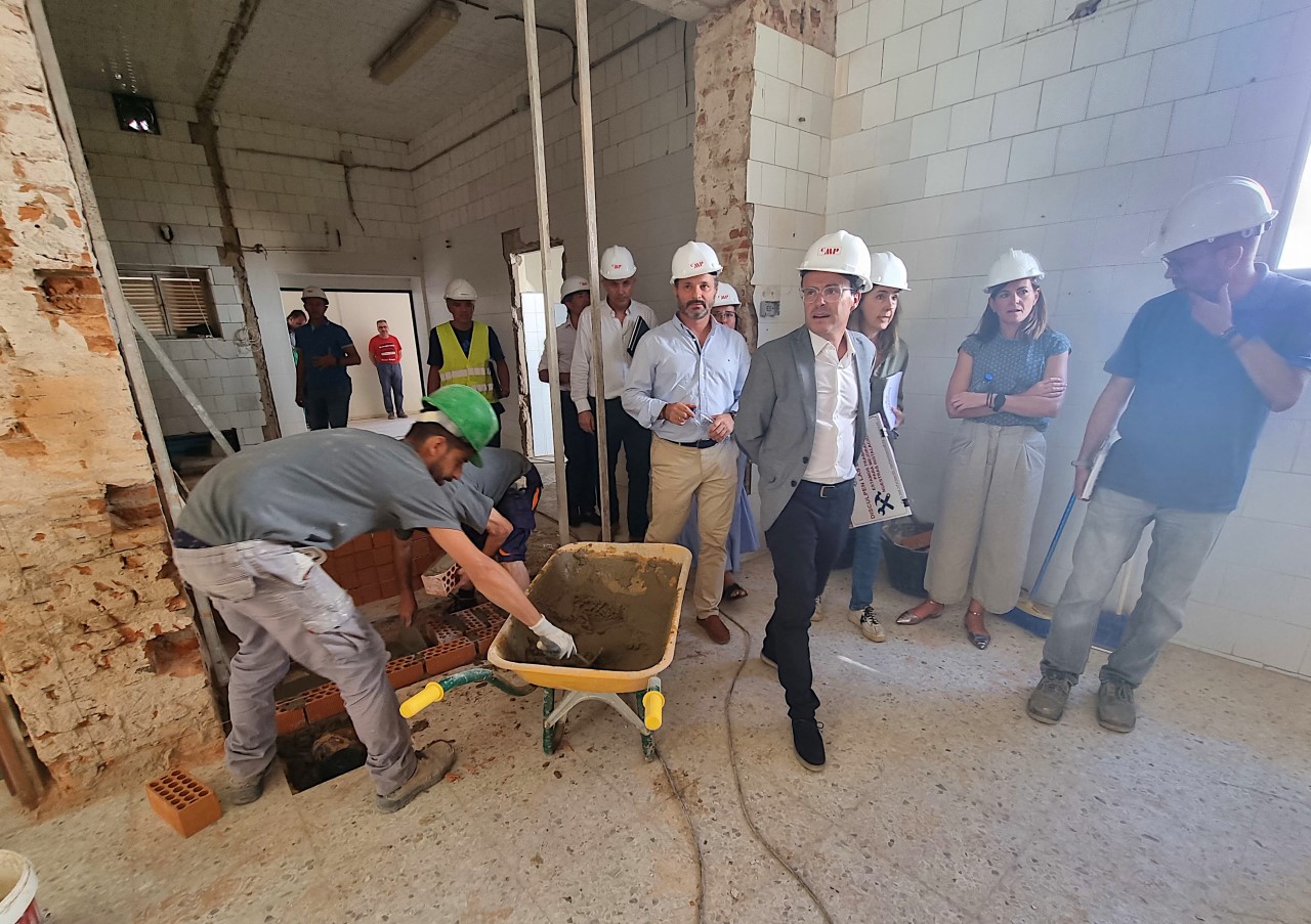 Así avanzan las obras en la residencia universitaria Hernán Cortés de Badajoz