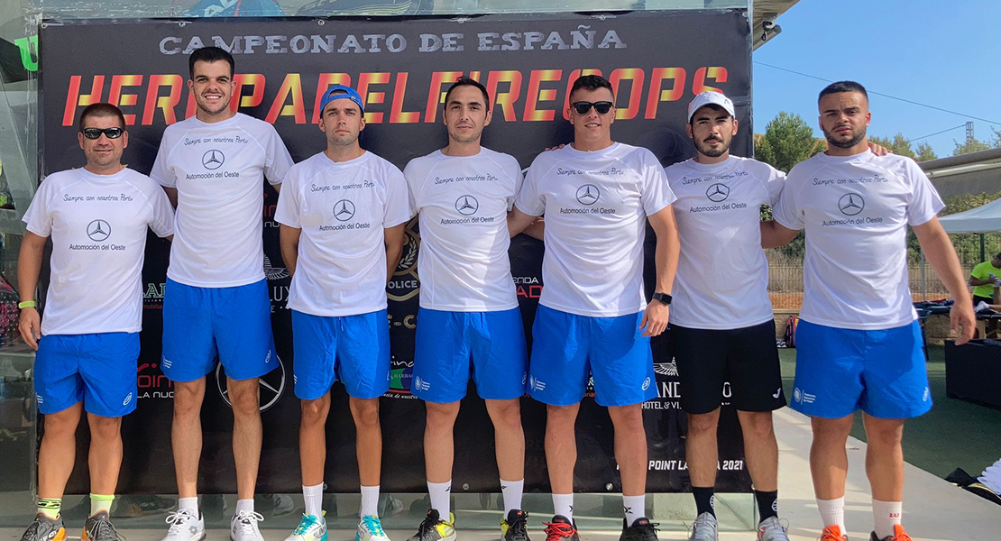 Un equipo extremeño participará en el Campeonato de España de Pádel de Cuerpos y Fuerzas de Seguridad del Estado