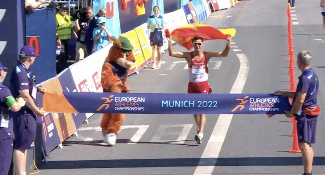 Miguel Ángel López se proclama campeón de Europa de 35 kilómetros marcha