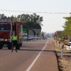 Nivel 1 de Peligrosidad en un incendio a las afueras de Badajoz