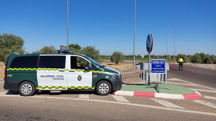 Investigado un camionero que conducía borracho en un control de la Feria de Zafra