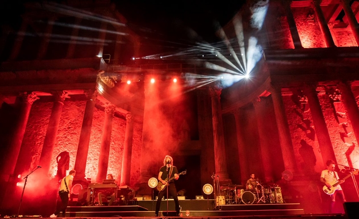 Izal elige el Teatro Romano de Mérida para decir adiós a Extremadura