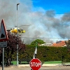 Las llamas se extienden sin control en un nuevo incendio forestal en Extremadura