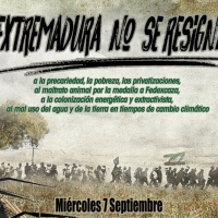 Manifestación en Mérida el 7 de septiembre ‘Extremadura no se resigna’