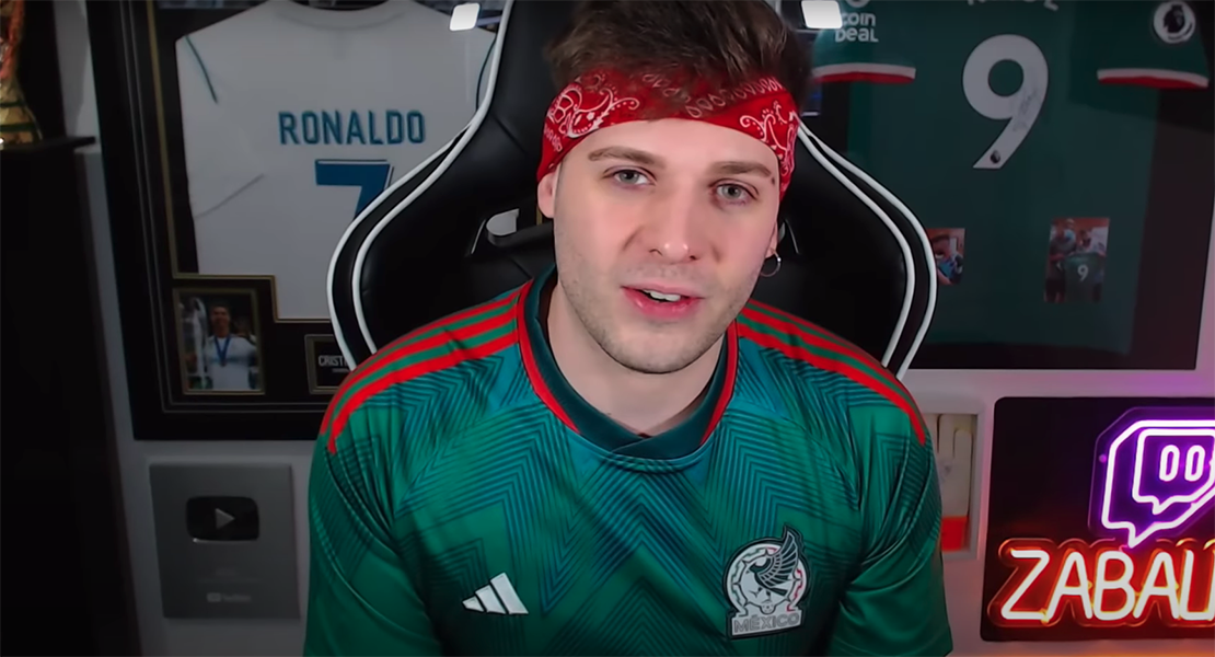 El extremeño Zabalive, nominado al mejor youtuber de fútbol 2022