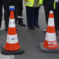 Presentan los nuevos conos que evitarán accidentes en las carreteras