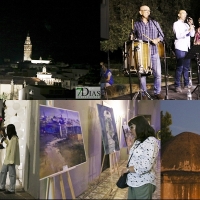 Jerez de los Caballeros vive una Noche en Blanco única con multitud de público