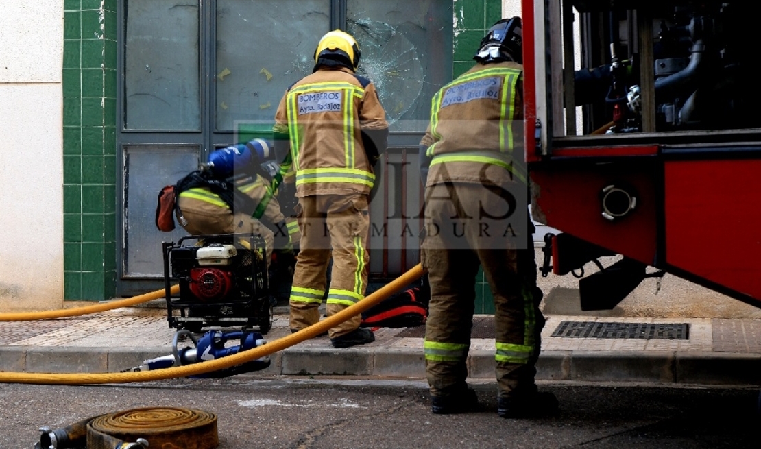 Incendio en una vivienda de San Roque (Badajoz)