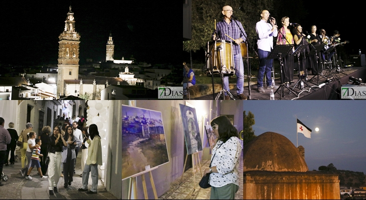 Jerez de los Caballeros vive una Noche en Blanco única con multitud de público