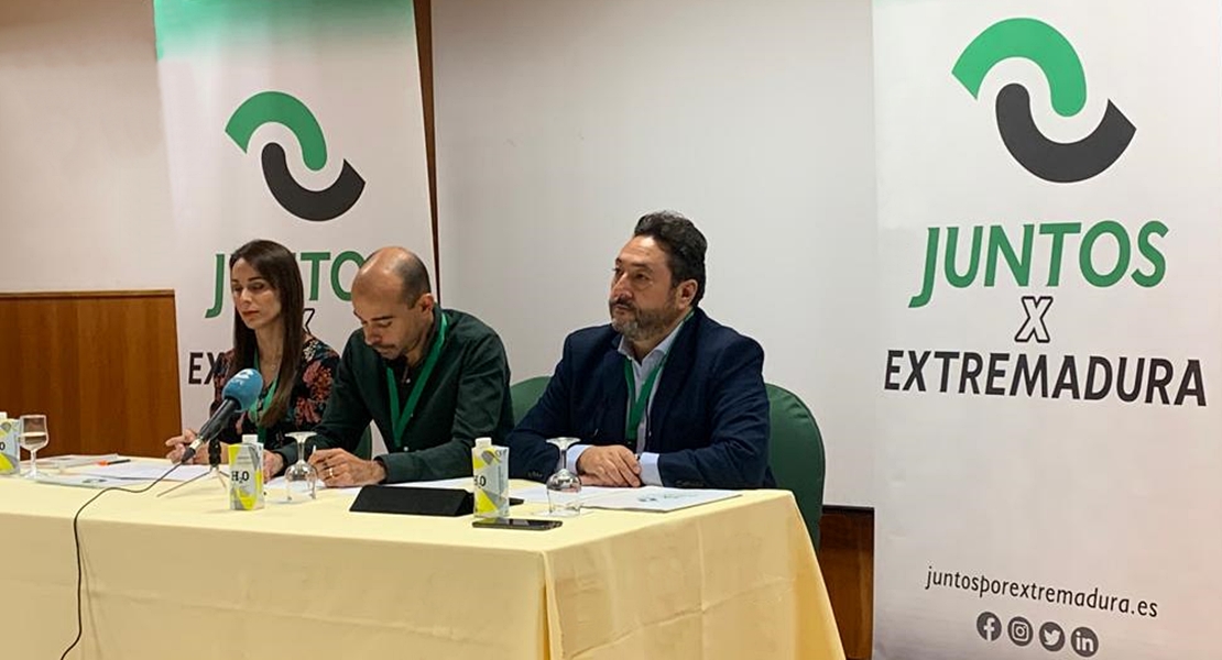 Juntos X Extremadura presenta a sus candidatos en Cáceres y Badajoz