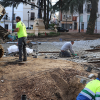 Obras de Puerta de Palmas: salen a la luz más metros de la antigua vía