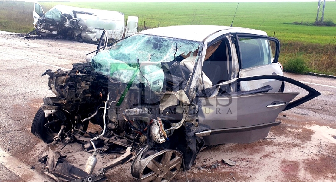 Accidente mortal en la carretera Badajoz/Olivenza