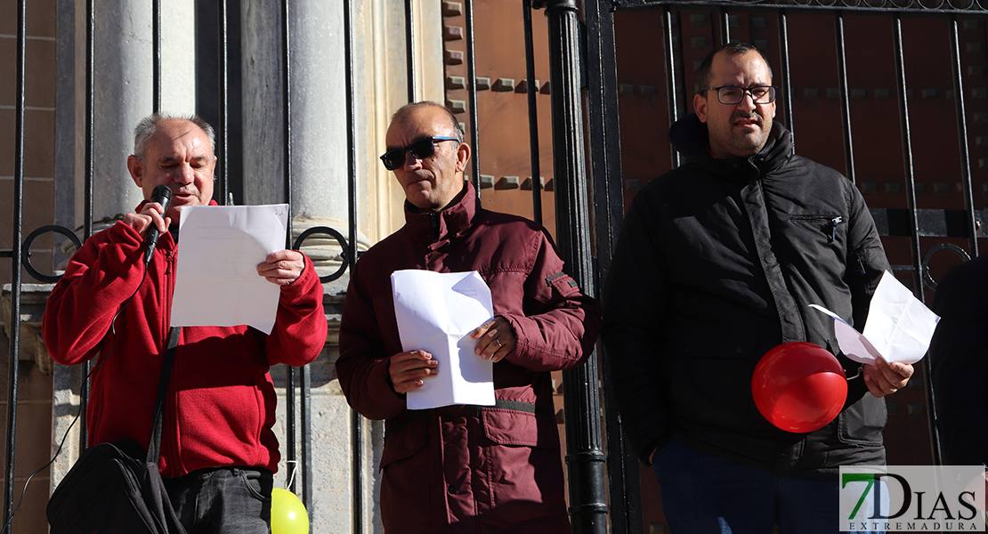 Manifestación en Badajoz para reivindicar los derechos de las personas con discapacidad