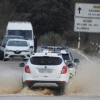 REPOR: El agua salta por varias carreteras entre Badajoz y Alburquerque