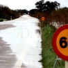 REPOR: El agua salta por varias carreteras entre Badajoz y Alburquerque