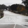 REPOR: El agua salta por varias carreteras entre Badajoz y Alburquerque