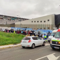 Accidente junto a Los Colorines (Badajoz)