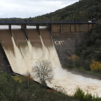 Espectacular aumento de los embalses tras el paso de la borrasca Efraín