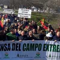 Más de 1000 apicultores extremeños salen a la calle para reclamar ayudas