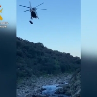 Un helicóptero rescata el cadáver encontrado