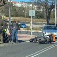 Accidente en la avenida Juan Carlos I de Plasencia (CC)