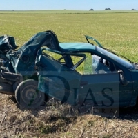 Varios heridos tras salirse de la vía en la BA-006 a la altura de La Albuera