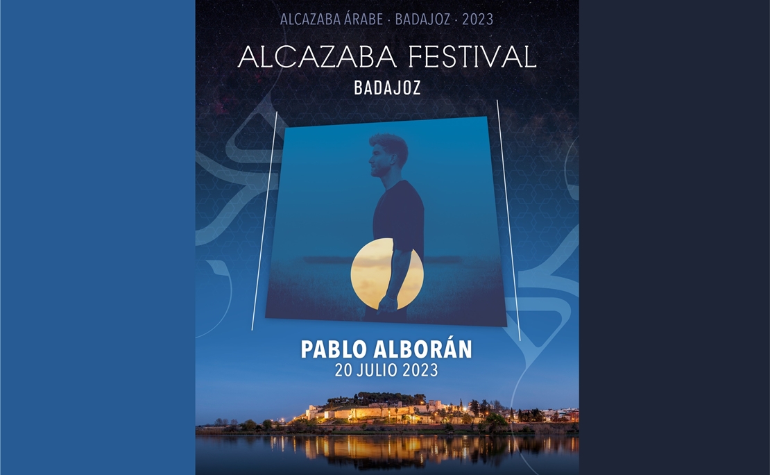 Confirmado, Pablo Alborán estará en el Alcazaba Festival de Badajoz