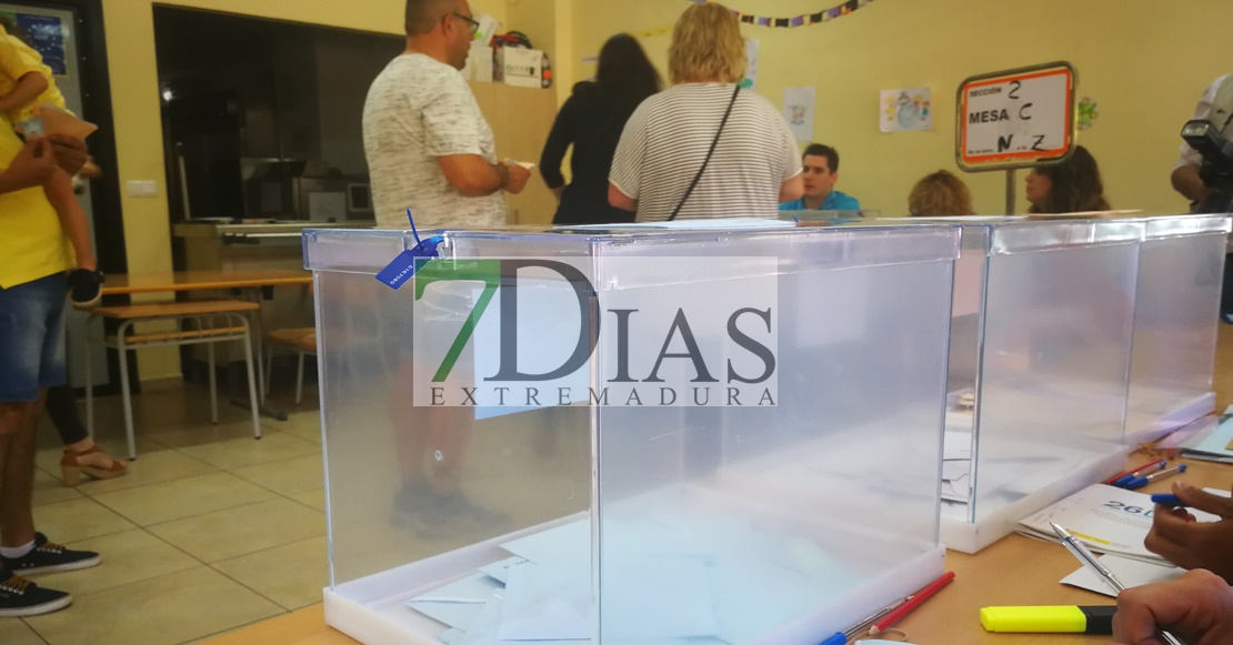 Cambios en las 105 mesas electorales de Cáceres de cara las elecciones