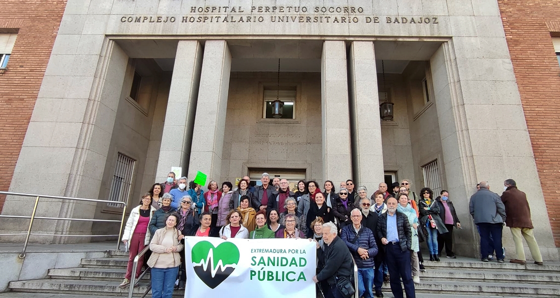 Concentraciones en Extremadura por una sanidad pública