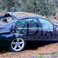 Accidente mortal con cuatro jóvenes heridos en la provincia de Badajoz