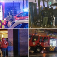 Incendio en un edificio de Ricardo Carapeto (Badajoz)