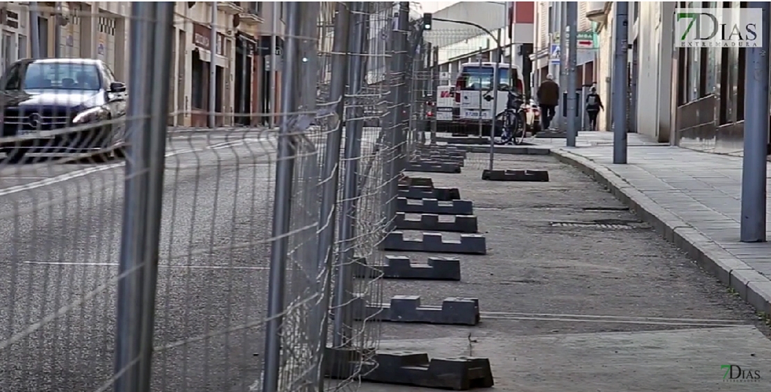 Comienzan las obras de la calle Prim en Badajoz