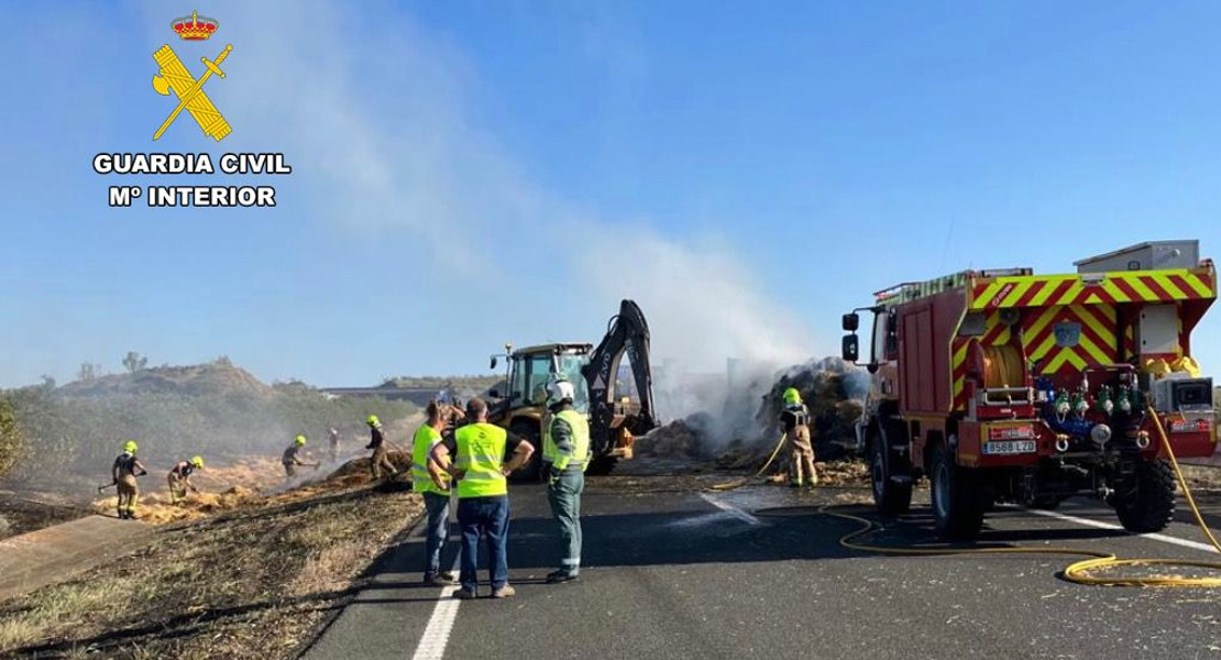 Cortada la A-66 a su paso por Extremadura