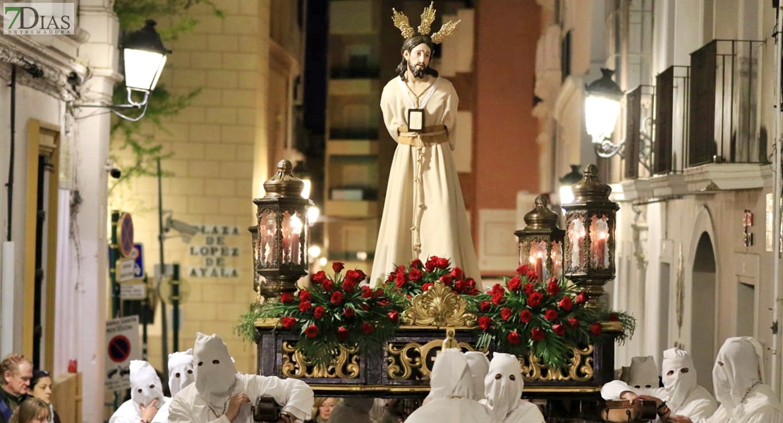 Badajoz disfruta del miércoles Santo más intimo