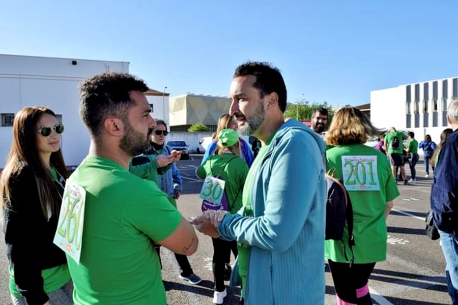 Éxito de participación en la III marcha solidaria AOEX