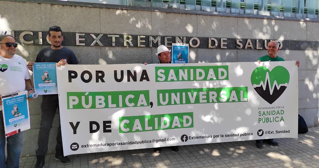 ‘Extremadura por la Sanidad Pública’ espera gran afluencia este sábado en Mérida