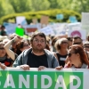 Cerca de 1.000 extremeños salen a la calle para reclamar una sanidad pública