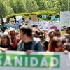 Cerca de 1.000 extremeños salen a la calle para reclamar una sanidad pública