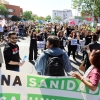 Cerca de 1.000 extremeños salen a la calle para reclamar una sanidad pública