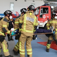 Estudiantes extremeños conocen en primera persona las consecuencias de un accidente de tráfico