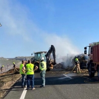 Cortada la A-66 a su paso por Extremadura