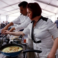 Inauguración del Certamen Gastronómico del Cerdo Ibérico en Barcarrota