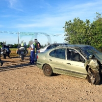 Colisión múltiple entre cuatro vehículos en la EX-209