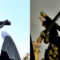 San Fernando y Las Descalzas procesionan el Martes Santo por las calles de Badajoz