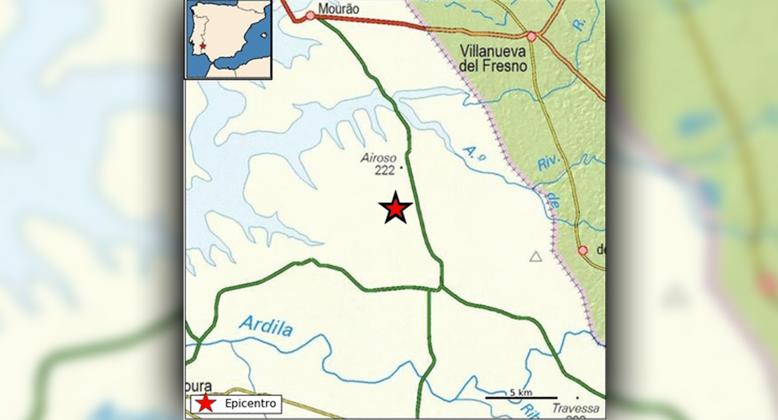 Registrado un terremoto cerca de Extremadura