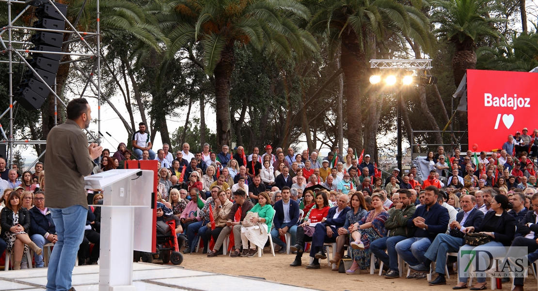 REPOR - El acto de campaña del PSOE en imágenes